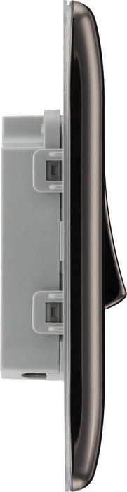 BG NBN12 Nexus Metal Single Light Switch 10A - Black Nickel (10 Pack) - westbasedirect.com