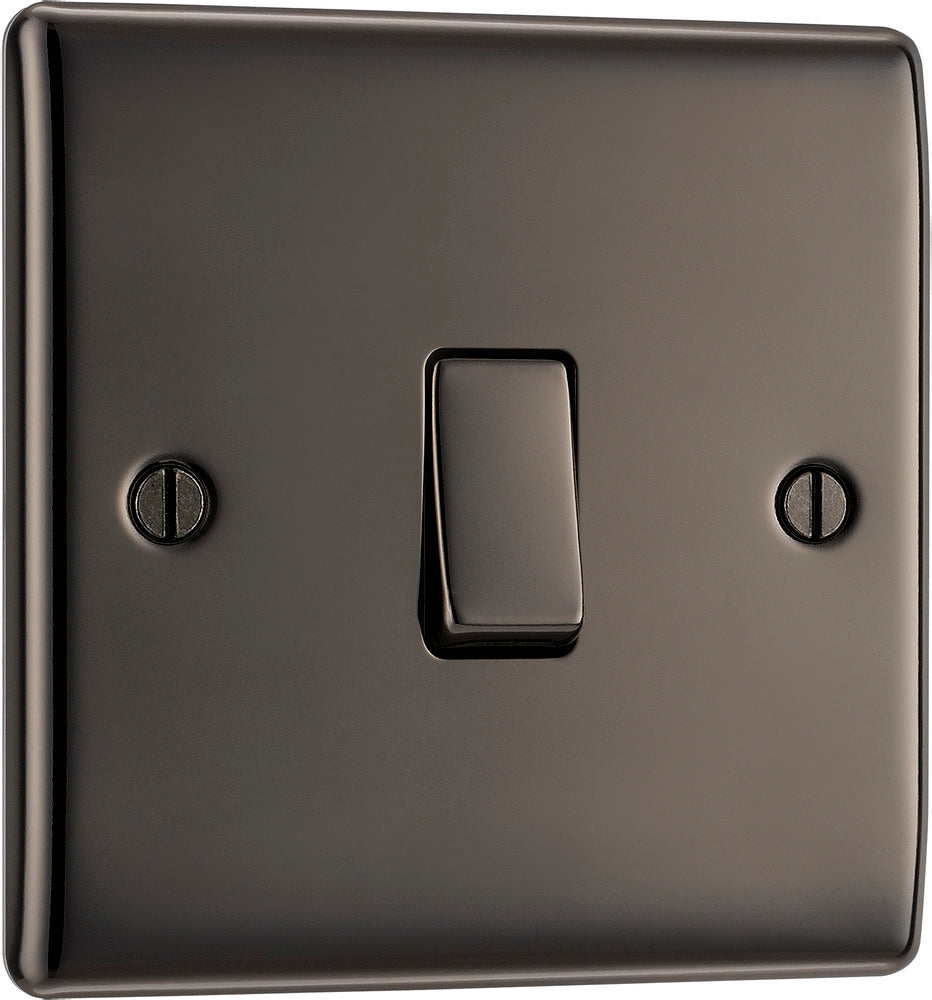 NBN13 Nexus Metal 16AX Intermediate Light Switch Nickel