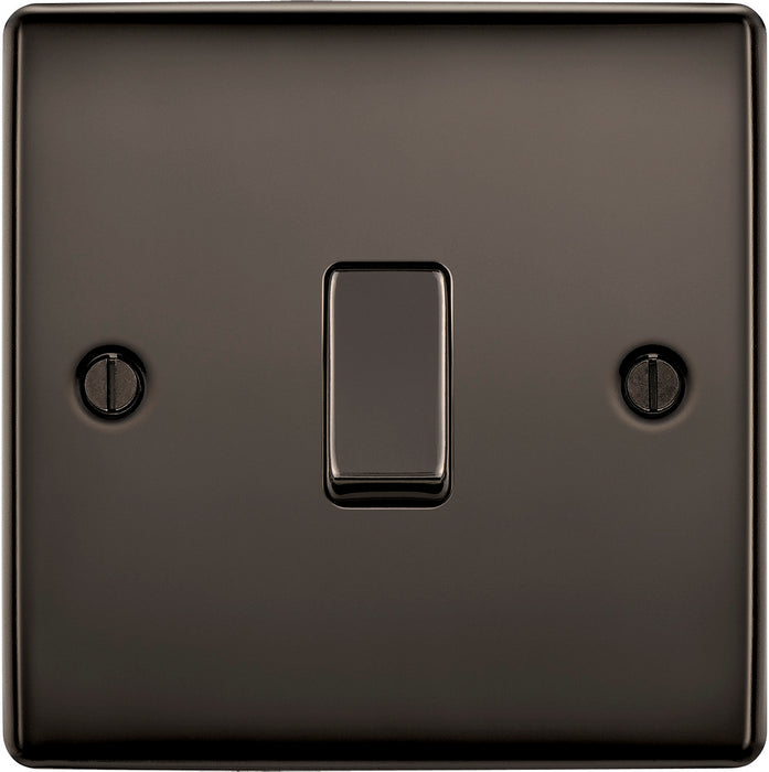 BG NBN13 Nexus Metal Intermediate Light Switch 10A - Black Nickel - westbasedirect.com