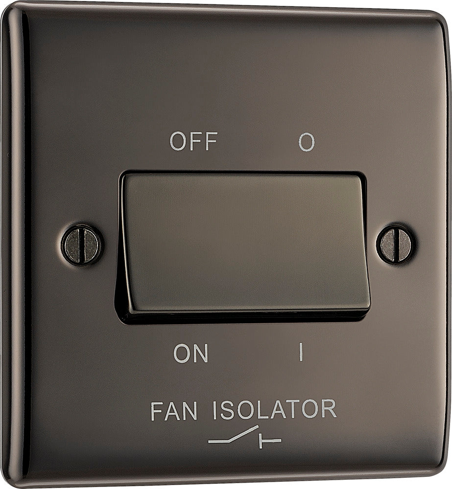 NBN15 Nexus Metal Fan Isolator Switch TP Nickel