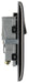 BG NBN21B Nexus Metal Single Socket 13A - Black Insert - Black Nickel - westbasedirect.com
