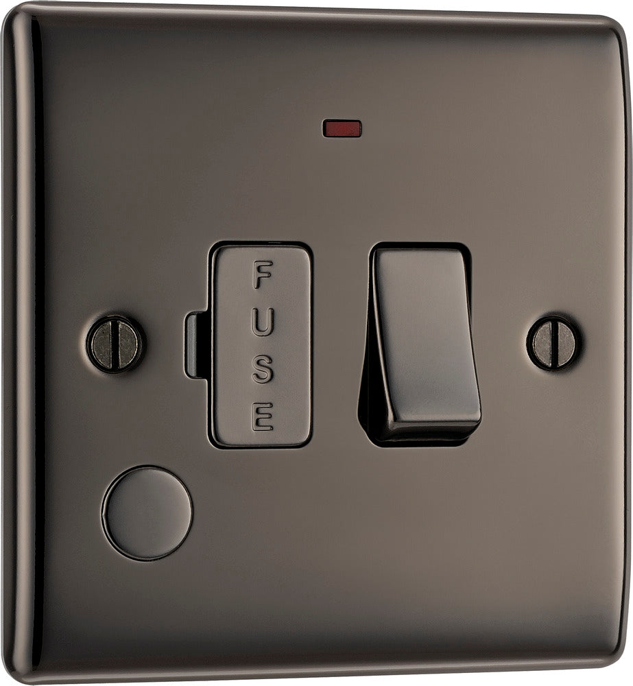 NBN53 Nexus Metal Switched Spur + Neon + Cable Outlet Nickel