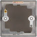BG NBN94 Nexus Metal Single Blanking Plate - Black Nickel - westbasedirect.com