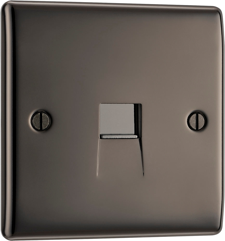 NBNBTM1 Nexus Metal Master Telephone Socket Nickel