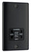 BG NMB20B Nexus Metal Dual Voltage Shaver Socket/Black - Matt Black - westbasedirect.com