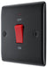 BG NMB74 Nexus Metal 45A DP Single Plate + Neon - Matt Black - westbasedirect.com