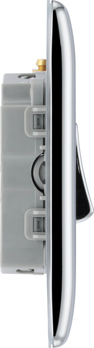 BG NPC15 Nexus Metal Fan Isolator Switch TP 10A - Polished Chrome - westbasedirect.com
