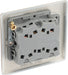 BG NPR43 Nexus Metal Triple Light Switch 10A - Pearl Nickel - westbasedirect.com