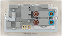 BG NPR70W Nexus Metal DP Cooker +Socket+Neon /White - Pearl Nickel - westbasedirect.com