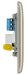 BG NPRBTM1 Nexus Metal Master Telephone Socket - Pearl Nickel - westbasedirect.com