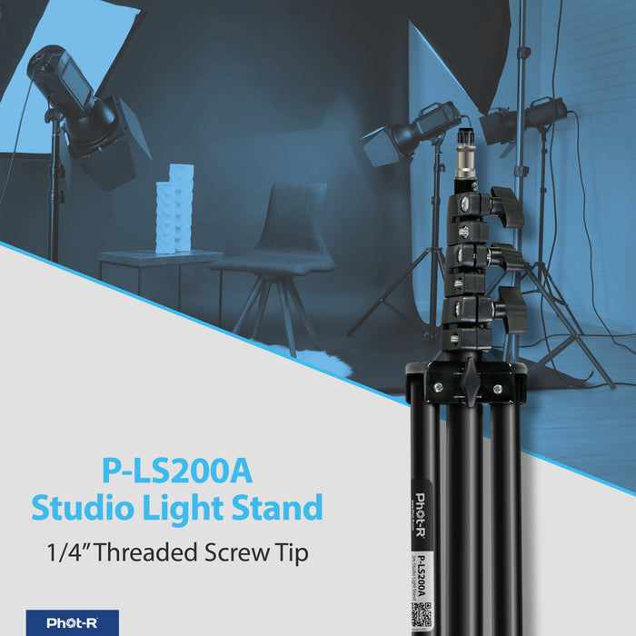 Phot-R LS200A 2m Light Stand - westbasedirect.com