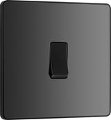 BG Evolve PCDBC13B 20A 16AX Single Intermediate Light Switch - Black Chrome (Black) - westbasedirect.com
