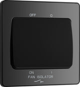 BG Evolve PCDBC15B 10A Triple Pole Fan Isolator Switch - Black Chrome (Black) - westbasedirect.com