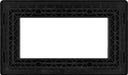 BG Evolve PCDBCEMR4B Quadruple Rectangular Front Plate (100 x 50) - Black Chrome (Black) - westbasedirect.com