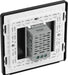 BG Evolve PCDBCTDM1B 2-Way Master 200W Single Touch Dimmer Switch - Black Chrome (Black) - westbasedirect.com