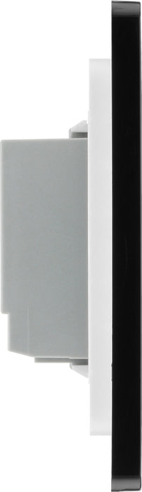 BG Evolve PCDBCTDM2B 2-Way Master 200W Double Touch Dimmer Switch - Black Chrome (Black) - westbasedirect.com