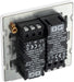 BG Evolve PCDBS82W 2-Way Trailing Edge LED 200W Double Dimmer Switch Push On/Off - Brushed Steel (White) - westbasedirect.com
