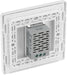 BG Evolve PCDBSTDS1W 2-Way Secondary 200W Single Touch Dimmer Switch - Brushed Steel (White) - westbasedirect.com