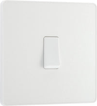 BG Evolve PCDCL12Wx5 20A 16AX 2 Way Single Light Switch - Pearlescent White (White) (5 Pack)