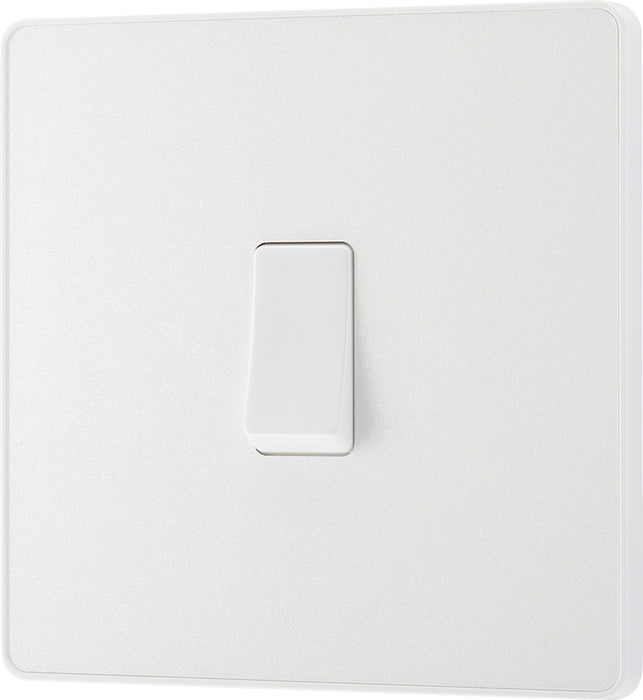 BG Evolve PCDCL12W 20A 16AX 2 Way Single Light Switch - Pearlescent White (White) - westbasedirect.com
