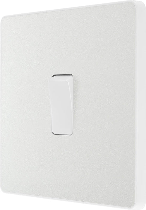BG Evolve PCDCL12W 20A 16AX 2 Way Single Light Switch - Pearlescent White (White) (5 Pack) - westbasedirect.com