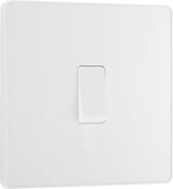 BG Evolve PCDCL13W 20A 16AX Single Intermediate Light Switch - Pearlescent White (White) - westbasedirect.com
