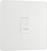 BG Evolve PCDCL14W 10A Single Press Switch - Pearlescent White (White) - westbasedirect.com