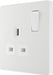 BG Evolve PCDCL21W 13A Single Switched Power Socket - Pearlescent White (White) (5 Pack) - westbasedirect.com