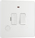 BG Evolve PCDCL52W 13A Switched Fused Connection Unit with Power LED Indicator & Flex Outlet - Pearlescent White (White) - westbasedirect.com