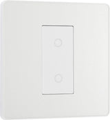 BG Evolve PCDCLTDS1W 2-Way Secondary 200W Single Touch Dimmer Switch - Pearlescent White (White) - westbasedirect.com