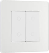BG Evolve PCDCLTDS2W 2-Way Secondary 200W Double Touch Dimmer Switch - Pearlescent White (White) - westbasedirect.com
