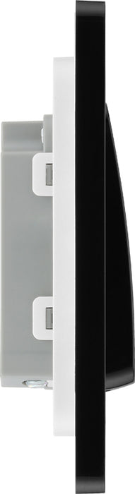 BG Evolve PCDCP12WB 20A 16AX 2 Way Single Light Switch, Wide Rocker - Polished Copper (Black) - westbasedirect.com