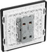 BG Evolve PCDCP13B 20A 16AX Single Intermediate Light Switch - Polished Copper (Black) - westbasedirect.com