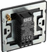 BG Evolve PCDCP81B 2-Way Trailing Edge LED 200W Single Dimmer Switch Push On/Off - Polished Copper (Black) - westbasedirect.com