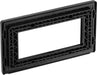 BG Evolve PCDCPEMR4B Quadruple Rectangular Front Plate (100 x 50) - Polished Copper (Black) - westbasedirect.com