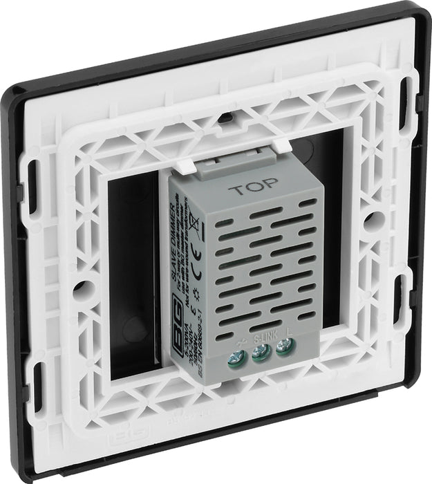 BG Evolve PCDCPTDS1B 2-Way Secondary 200W Single Touch Dimmer Switch - Polished Copper (Black) - westbasedirect.com
