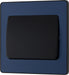BG Evolve PCDDB12WB 20A 16AX 2 Way Single Light Switch, Wide Rocker - Matt Blue (Black) - westbasedirect.com