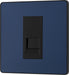 BG Evolve PCDDBBTM1B Single Master Telephone Socket - Matt Blue (Black) - westbasedirect.com