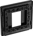 BG Evolve PCDDBEMS1B Single Euro Module Front Plate (25 x 50) - Matt Blue (Black) - westbasedirect.com