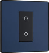 BG Evolve PCDDBTDM1B 2-Way Master 200W Single Touch Dimmer Switch - Matt Blue (Black) - westbasedirect.com