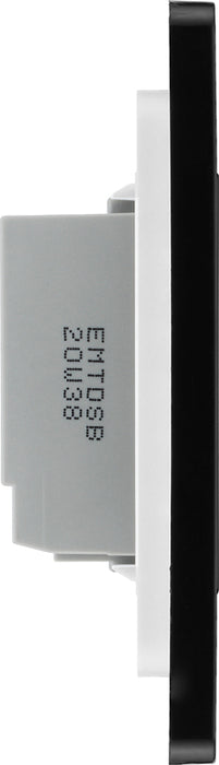 BG Evolve PCDDBTDS1B 2-Way Secondary 200W Single Touch Dimmer Switch - Matt Blue (Black) - westbasedirect.com