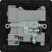 BG Evolve PCDMB21U2B 13A Single Switched Power Socket + 2xUSB(2.1A) - Matt Black (Black) - westbasedirect.com