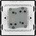 BG Evolve PCDMB42B 20A 16AX 2 Way Double Light Switch - Matt Black (Black) (5 Pack) - westbasedirect.com