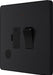 BG Evolve PCDMB52B 13A Switched Fused Connection Unit with Power LED Indicator & Flex Outlet - Matt Black (Black) - westbasedirect.com