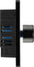 BG Evolve PCDMB82B 2-Way Trailing Edge LED 200W Double Dimmer Switch Push On/Off - Matt Black (Black) - westbasedirect.com