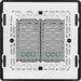 BG Evolve PCDMBTDM2B 2-Way Master 200W Double Touch Dimmer Switch - Matt Black (Black) - westbasedirect.com