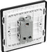 BG Evolve PCDMG12B 20A 16AX 2 Way Single Light Switch - Matt Grey (Black) (5 Pack) - westbasedirect.com