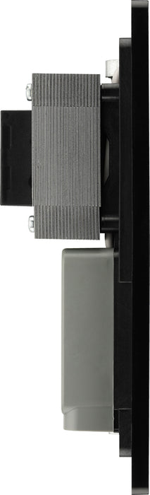 BG Evolve PCDMG20B 115/240V Dual Voltage Shaver Socket - Matt Grey (Black) - westbasedirect.com