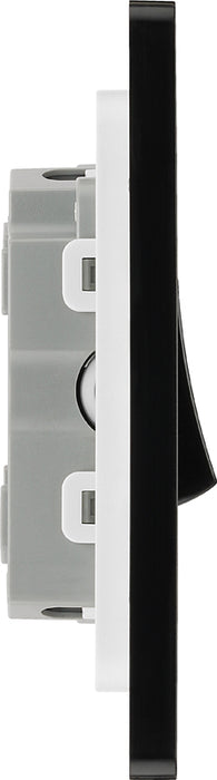 BG Evolve PCDMG43B 20A 16AX 2 Way Triple Light Switch - Matt Grey (Black) - westbasedirect.com
