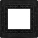 BG Evolve PCDMGEMS2B Twin Euro Module Aperture Single Front Plate (50 x 50) - Matt Grey (Black) - westbasedirect.com